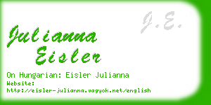 julianna eisler business card